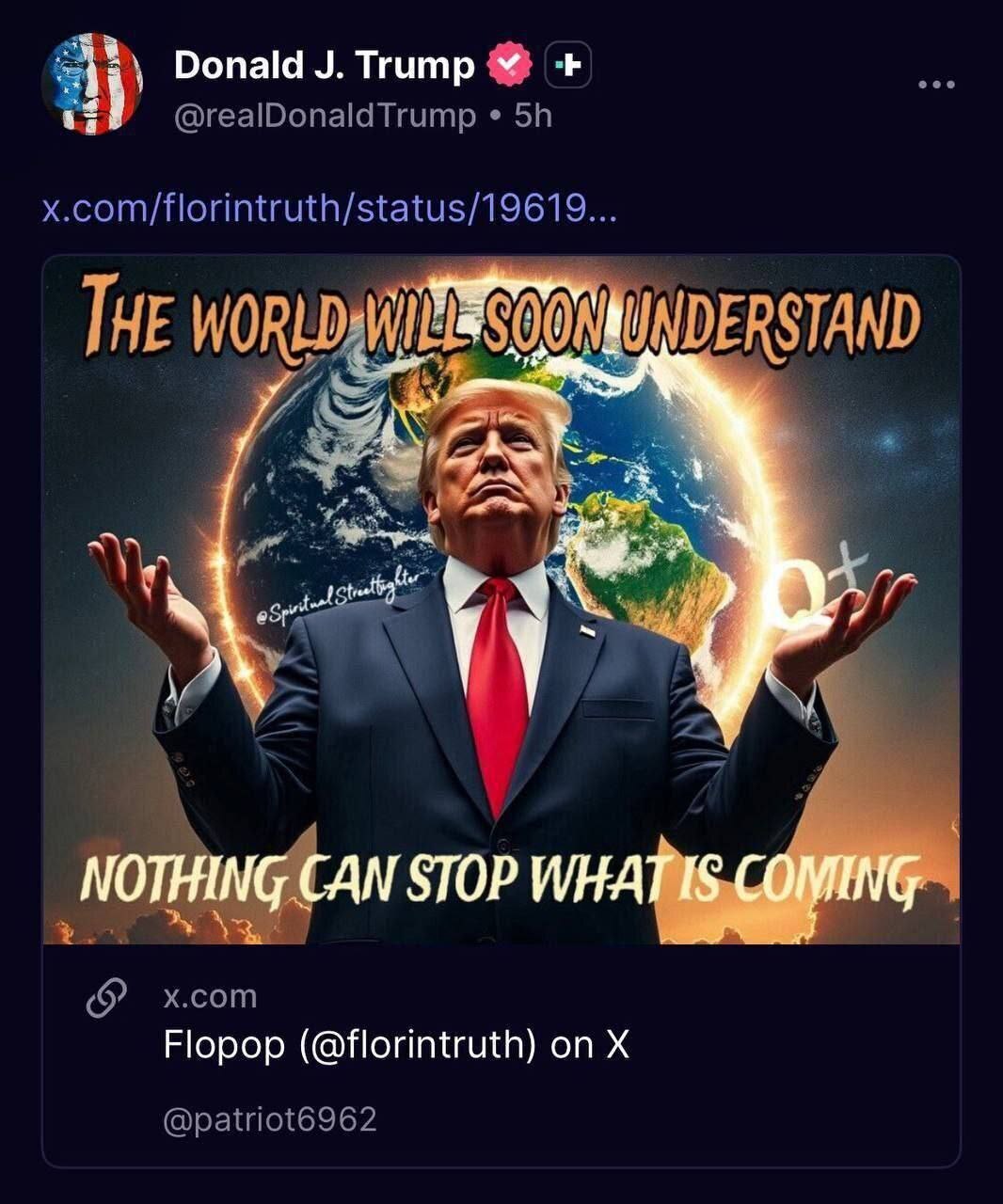 ترامپ: دنیا به زودی خواهد فهمید