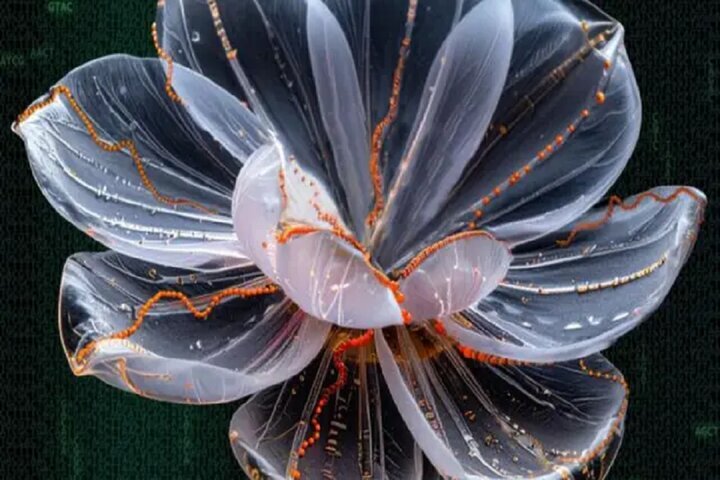 یک گل جادویی از «DNA» ساخته شد