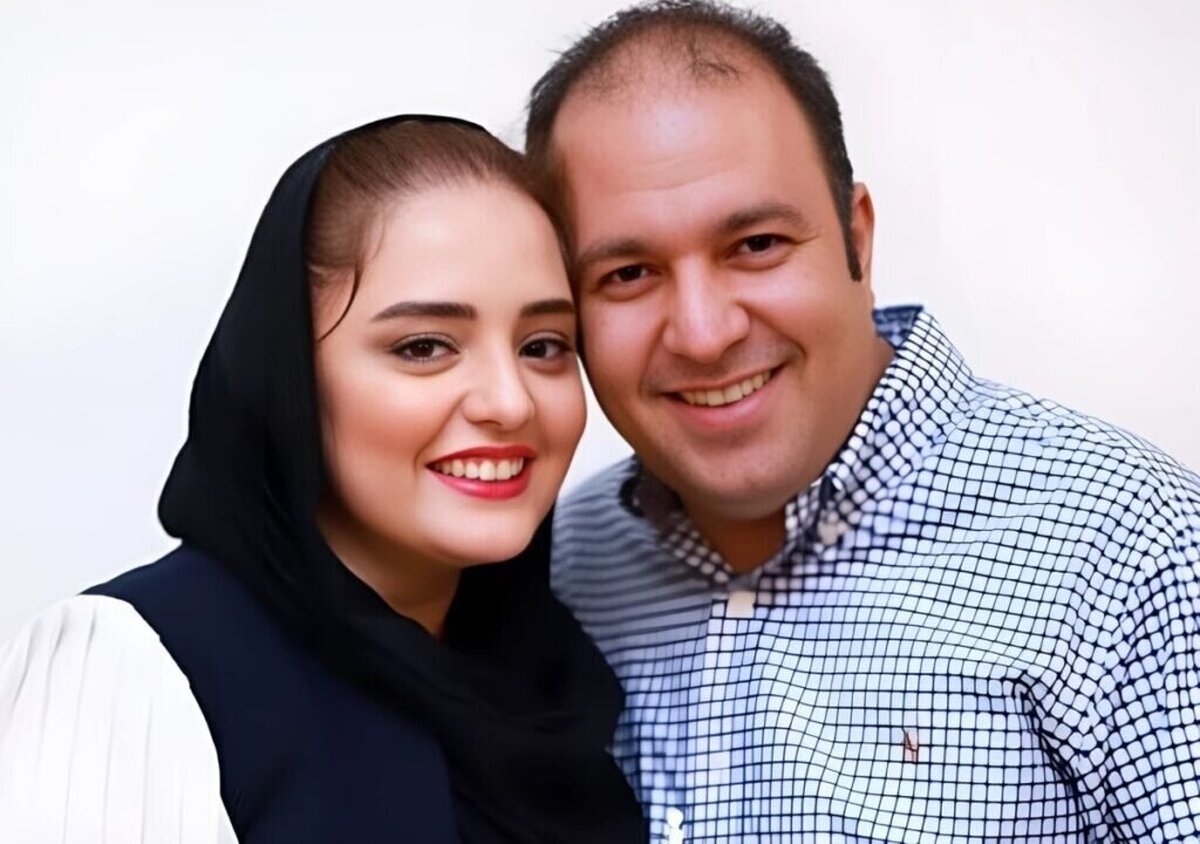 عکس علی اوجی و نرگس محمدی با اسطوره خوشتیپ فوتبال جهان