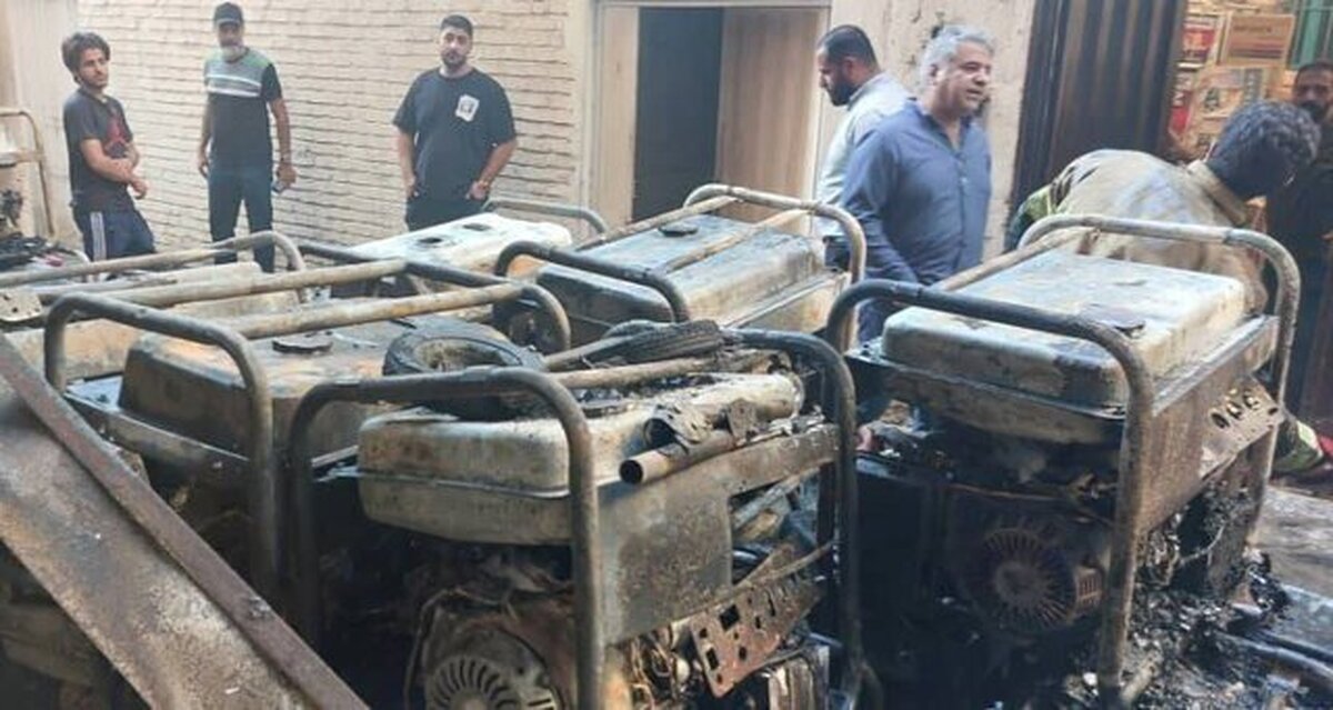 آتش‌سوزی در خیابان سعدی جنوبی/ نجات ۷ نفر از ساختمان چهارطبقه