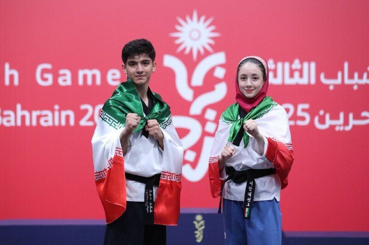 بازی‌های آسیایی جوانان؛ میکس پومسه سومین طلای کاروان ایران را گرفت