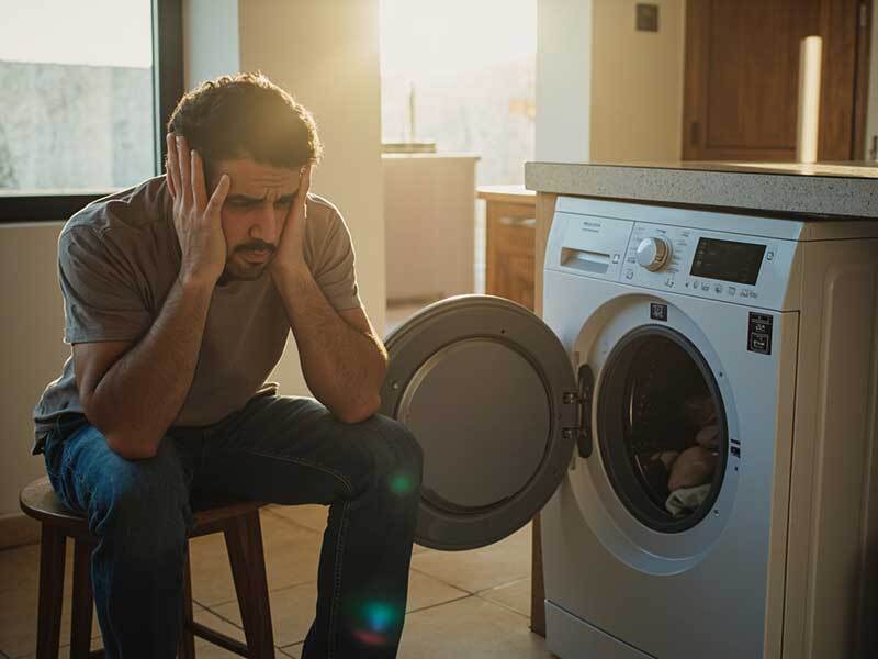 ۱۰ مشکل ماشین لباسشویی بوش و راهکار تعمیر سریع