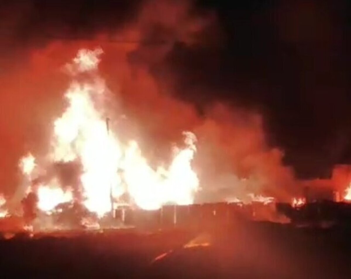 انفجار و آتش‌سوزی در کارگاه شارژ کپسول گاز در شیراز با ۹ مصدوم