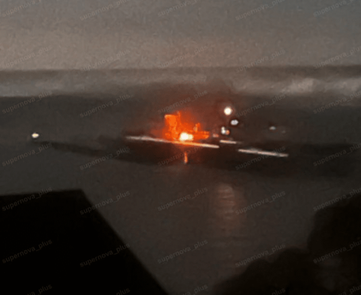 حمله اوکراین به ترمینال نفتی و تانکر روسیه