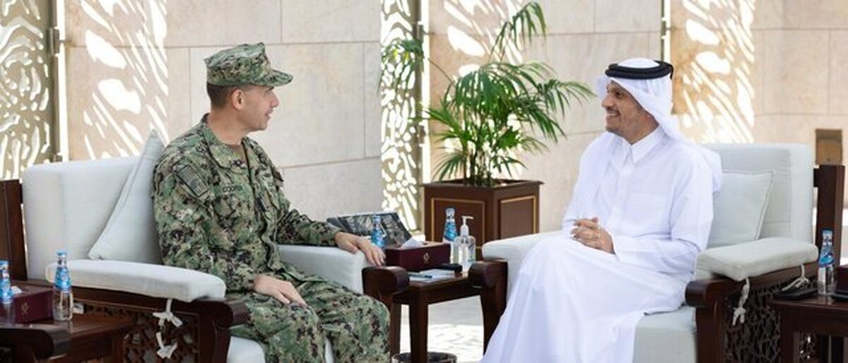 دیدار فرمانده سنتکام با مقامات قطر