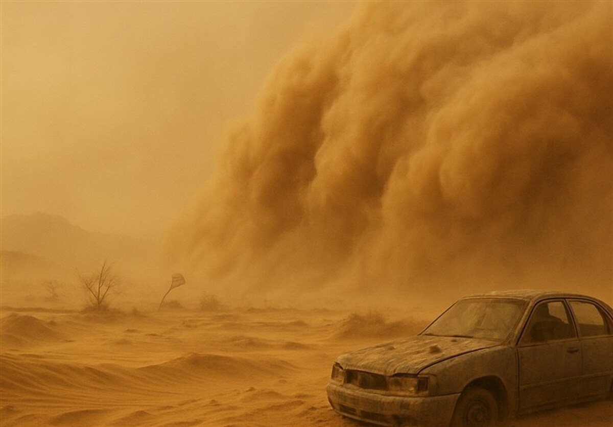 هواشناسی ۱۴۰۴/۸/۱۳؛ هشدار نارنجی طوفان شن در ۴ استان