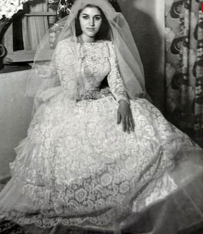 عکس/ چهره متفاوت مهستی در روز عروسی اش