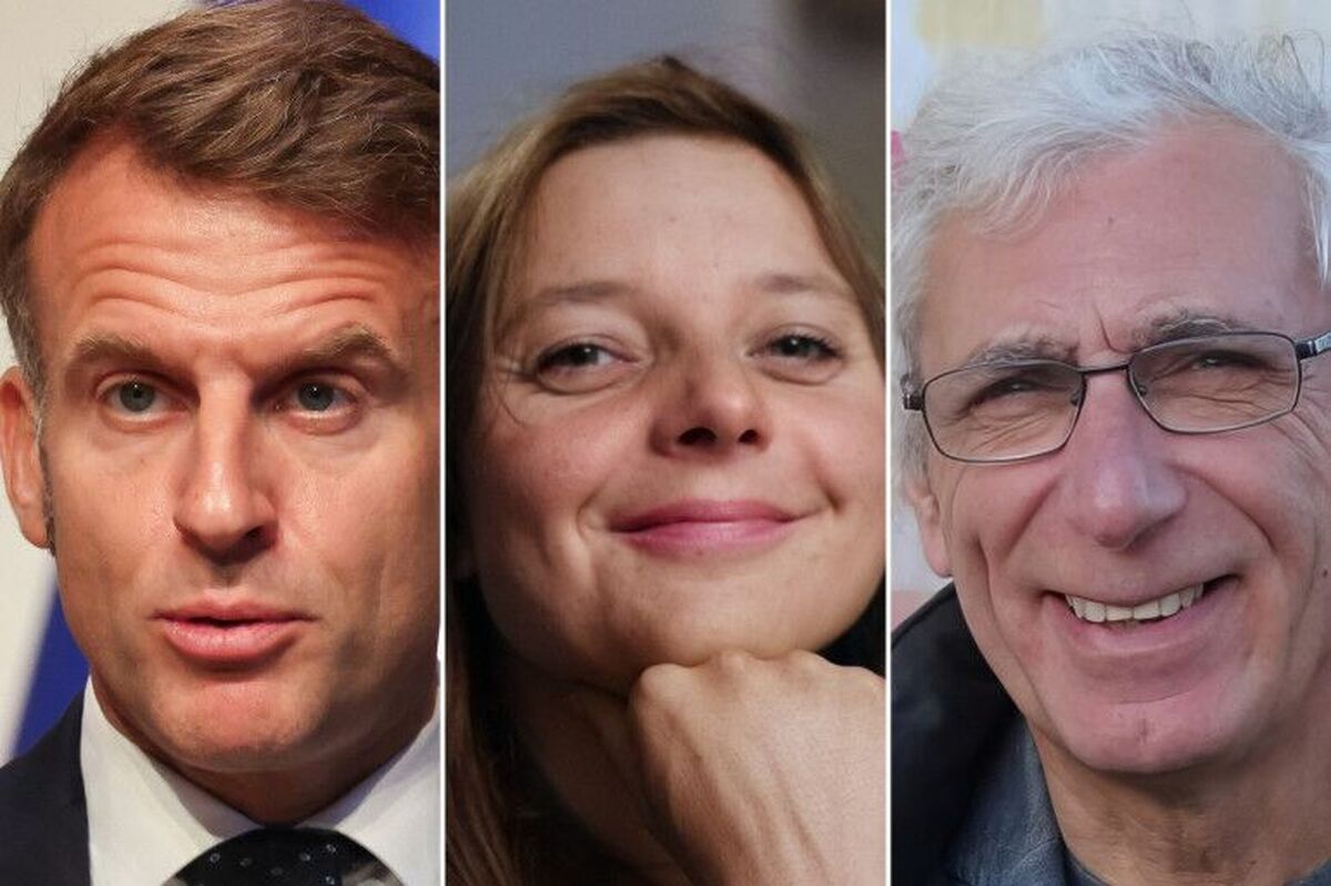 مکرون با فرانسویان آزادشده در ایران گفتگو کرد