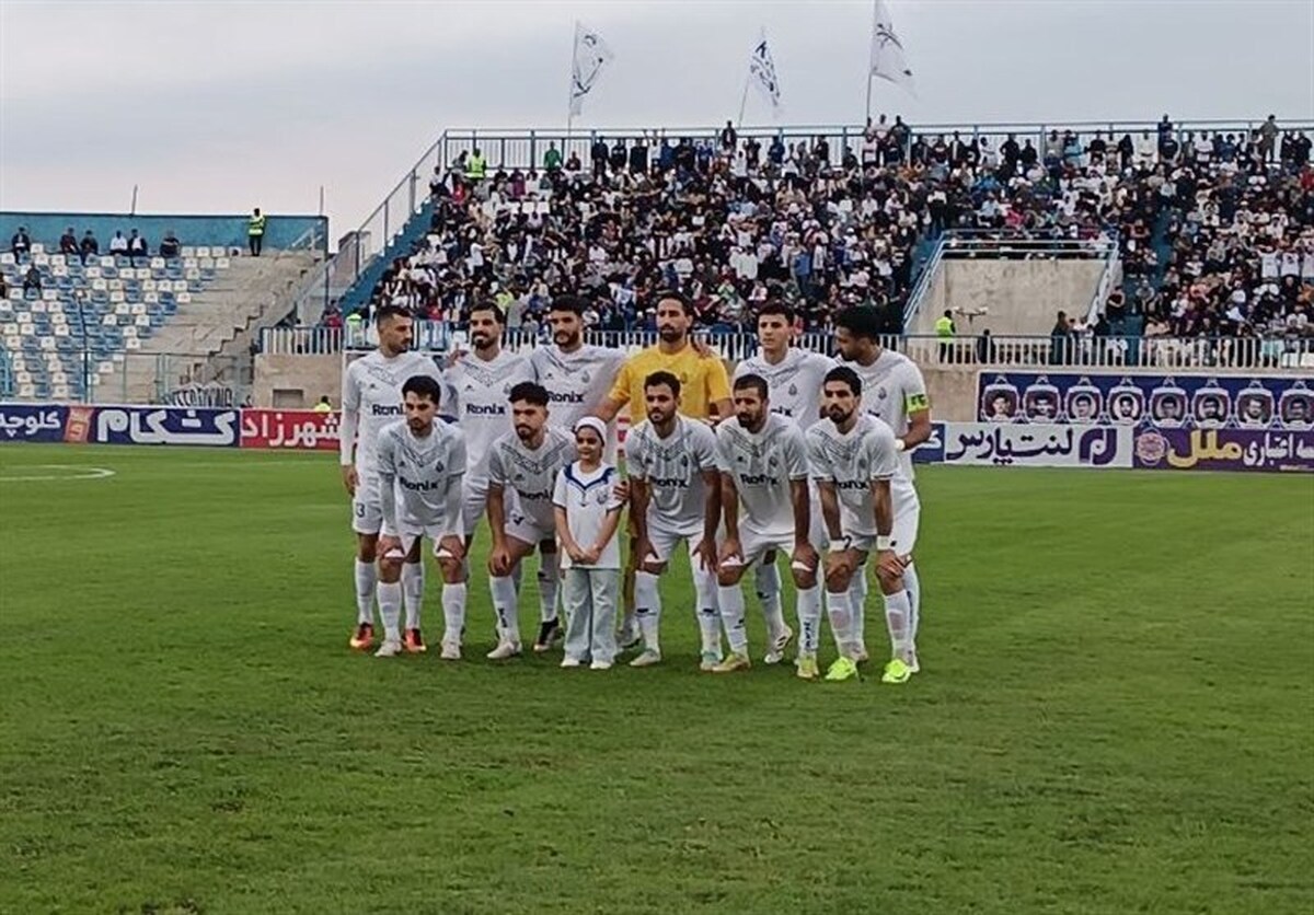 تساوی ملوان و شمس آذر در انزلی