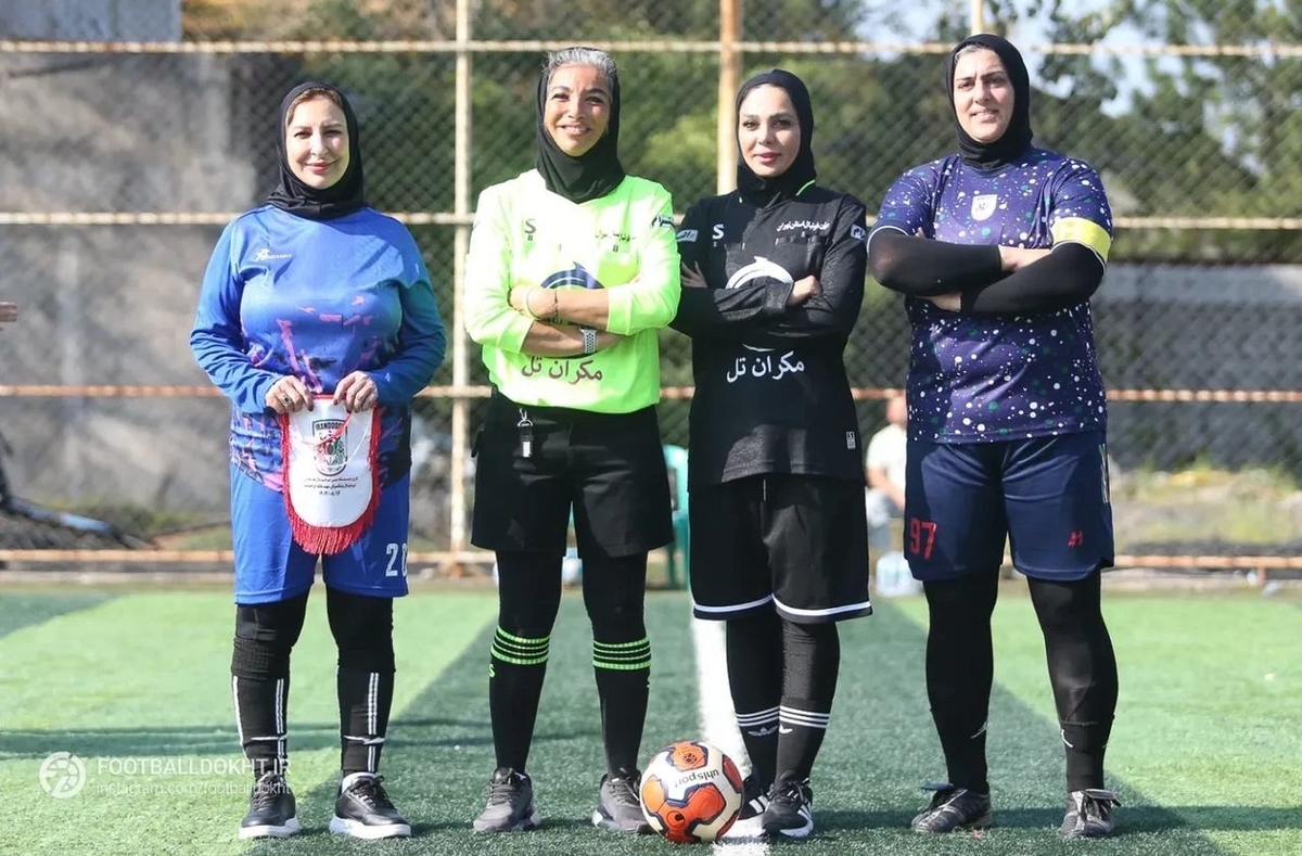 عکس | مرجانه گلچین فوتبالیست شد!