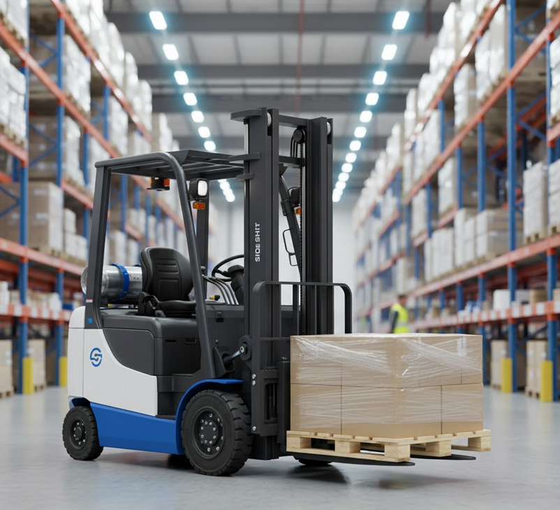 ساید شیفت لیفتراک چیست؟ (مزایا، کاربرد و تاثیر آن بر قیمت انواع لیفتراک)