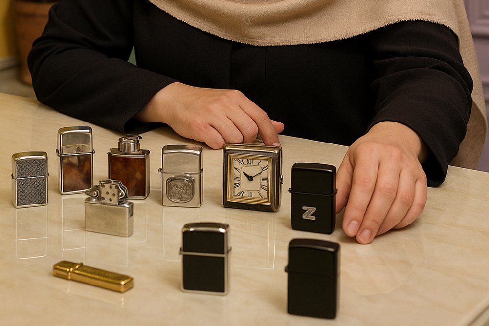 فندک دست المیرا شریفی‌مقدم از چه برندی است؟