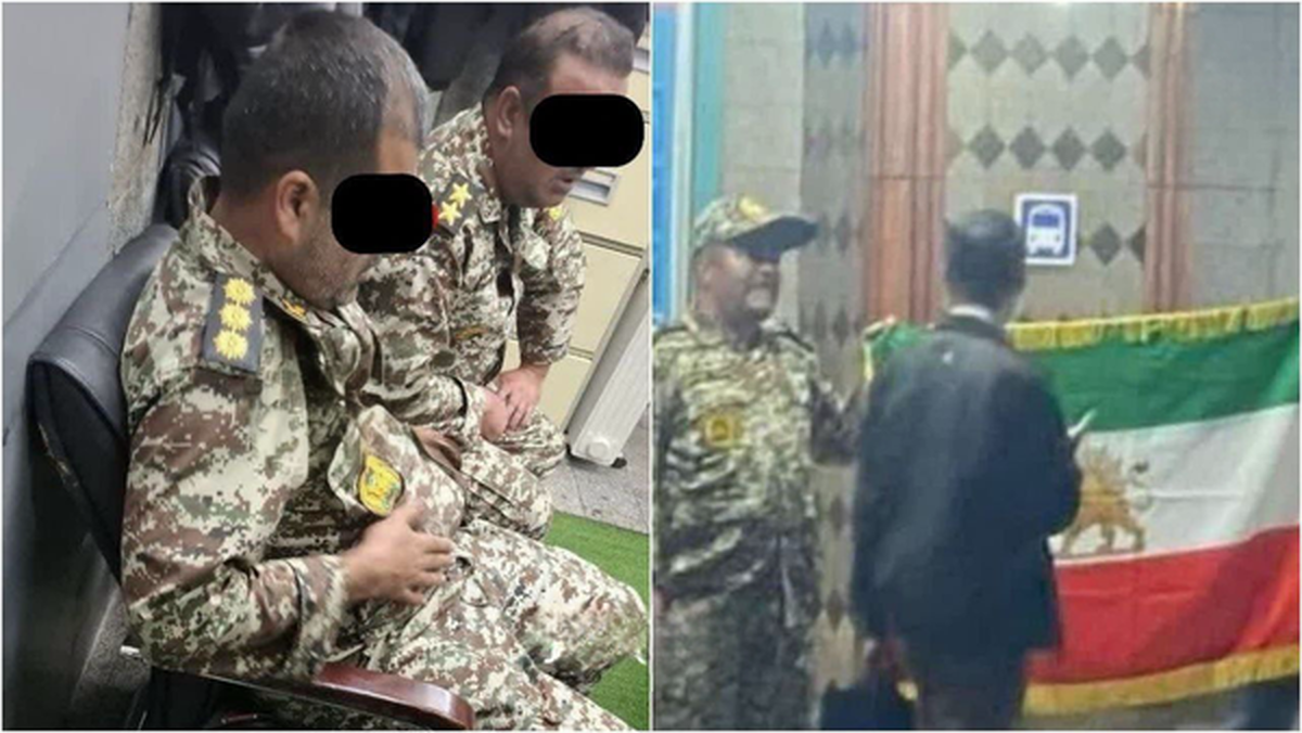 ماجرای نشان دادن پرچم شیر و خورشید در مترو توسط دو نظامی چه بود؟