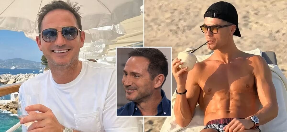 اعتراف جالب لمپارد: از آفتاب گرفتن کنار رونالدو خجالت کشیدم، سریع تی‌شرت پوشیدم!