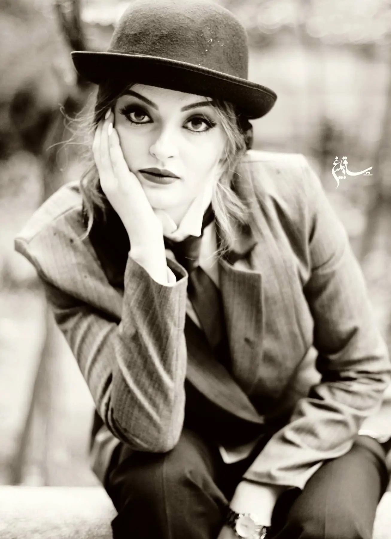 «بیتا» سریال آوای باران در لباس چارلی چاپلین