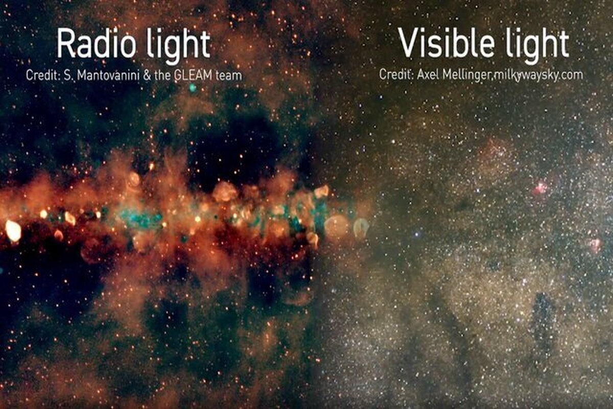 عکس روز ناسا: راه شیری در امواج رادیویی
