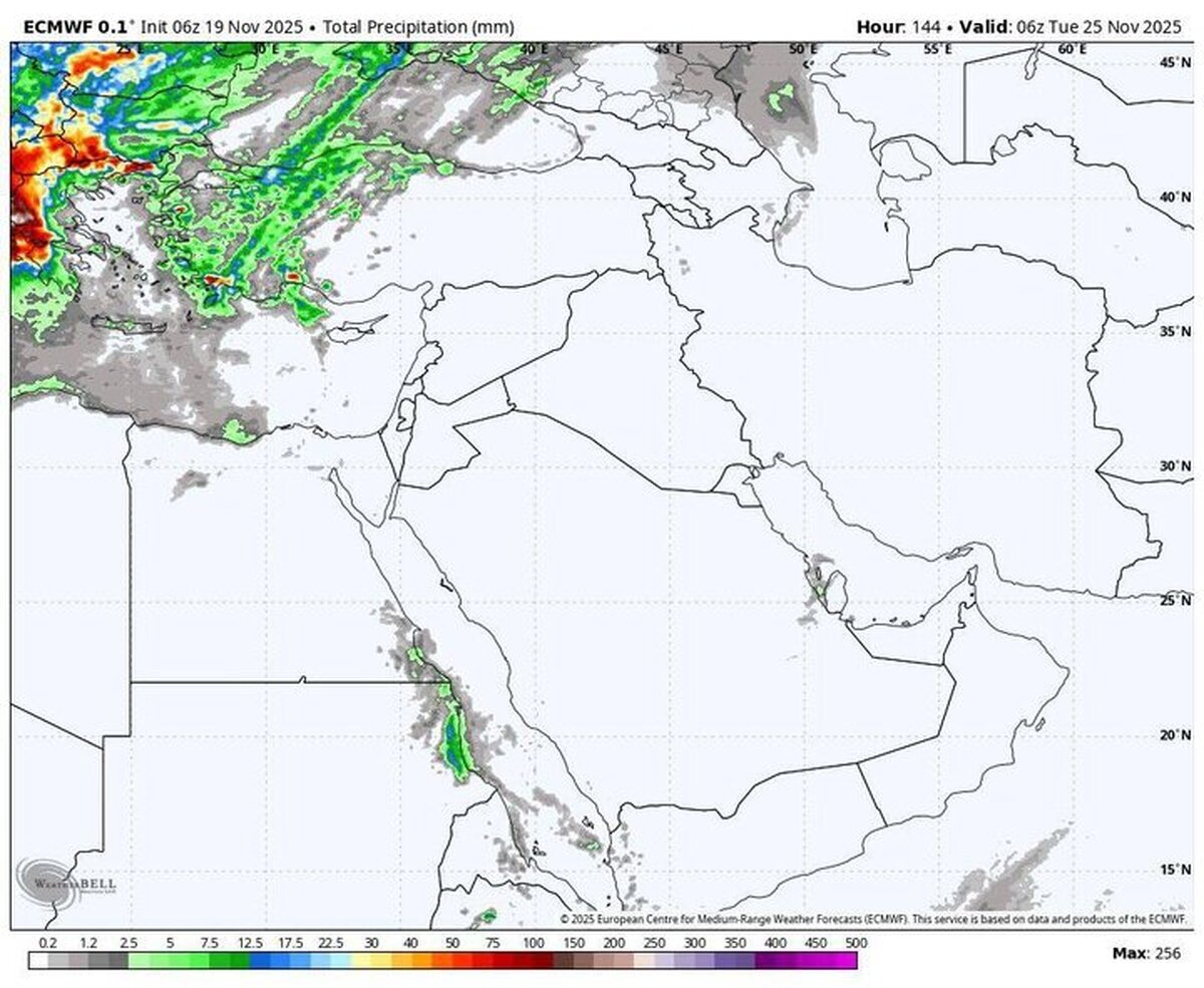 تا ۱۵ آذرماه خبری از باران نیست
