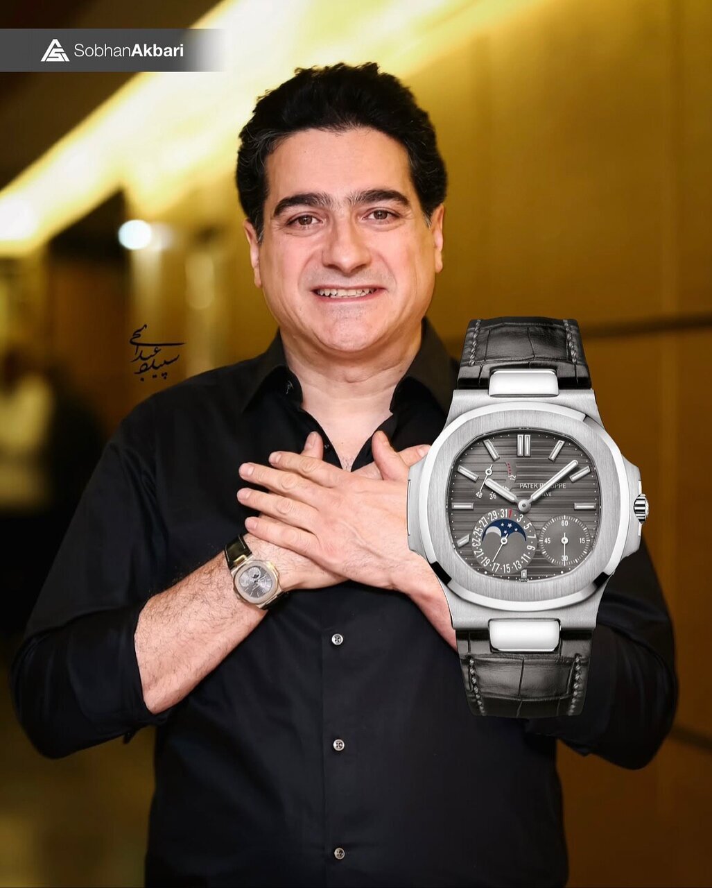 ساعت ۱۰ میلیاردی همایون شجریان جلبتوجه کرد ساعت ۱۰ میلیاردی همایون شجریان جلبتوجه کرد