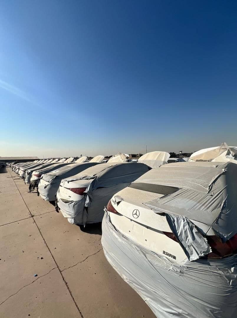 بزرگترین محموله خودروهای بنز طرح جانبازان وارد ایران شد+ عکس