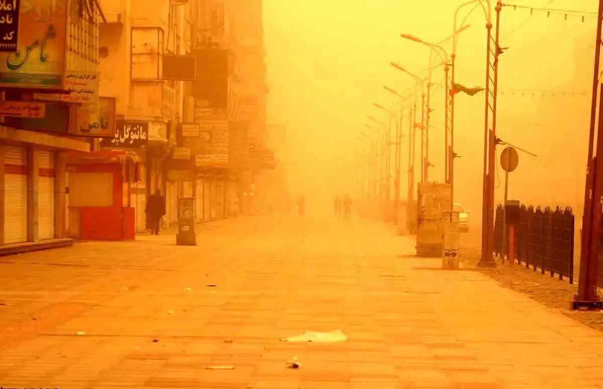 وضعیت قرمز و نارنجی آلودگی هوا در ۱۴ شهر خوزستان