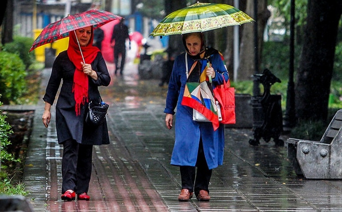 هواشناسی ۱۴۰۴/۰۸/۰۵/ بارش باران در ۴ استان