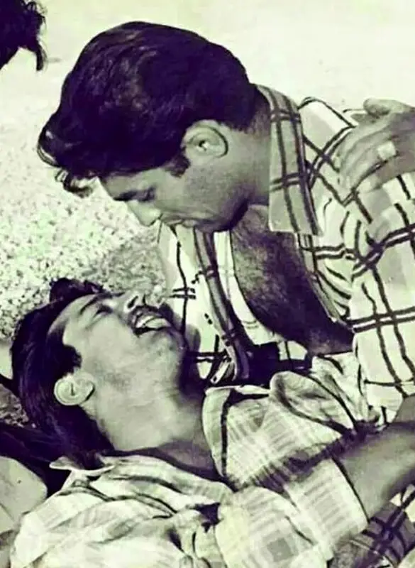 عکس| ایرج قادری ۲۵ ساله در اولین تجربه سینمایی کنار فردین