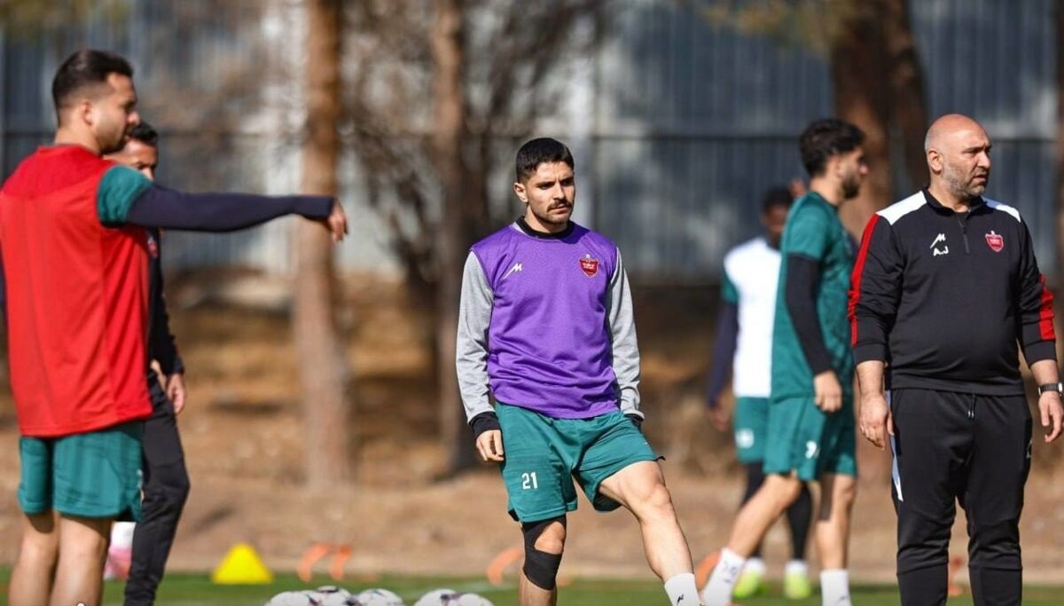 ستاره پرسپولیس مقابل استقلال با ظاهر جدید