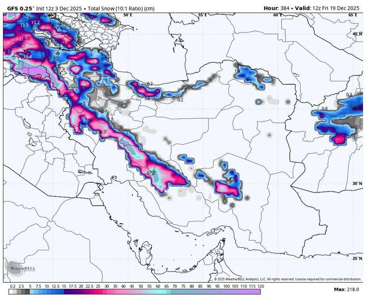 هفته آینده پربارش‌ترین هفته پاییز