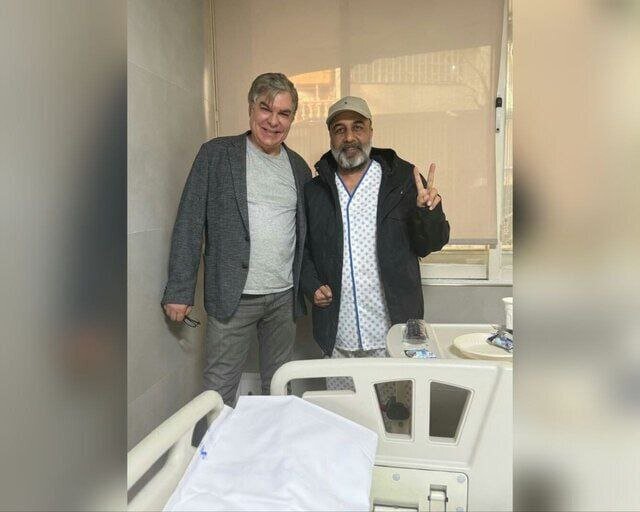 اولین عکس از رضا عطاران در بیمارستان