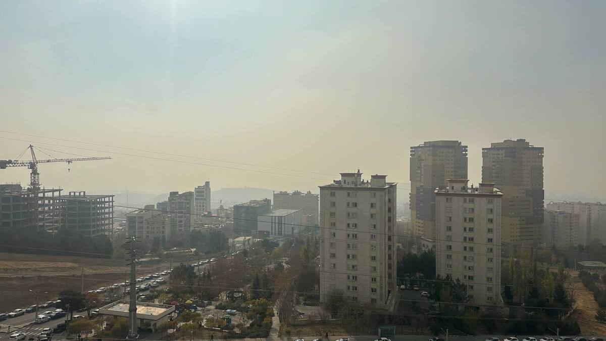 کیفیت هوای تهران نارنجی ناسالم است
