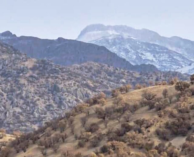 بارش اولین برف پائیزی در دنا + عکس بارش اولین برف پائیزی در دنا + عکس