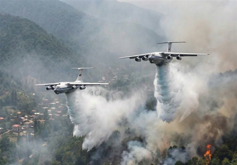 آخرین وضعیت آتش‌سوزی جنگل‌های الیت چالوس