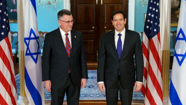 دیدار روبیو با وزیر خارجه اسرائیل