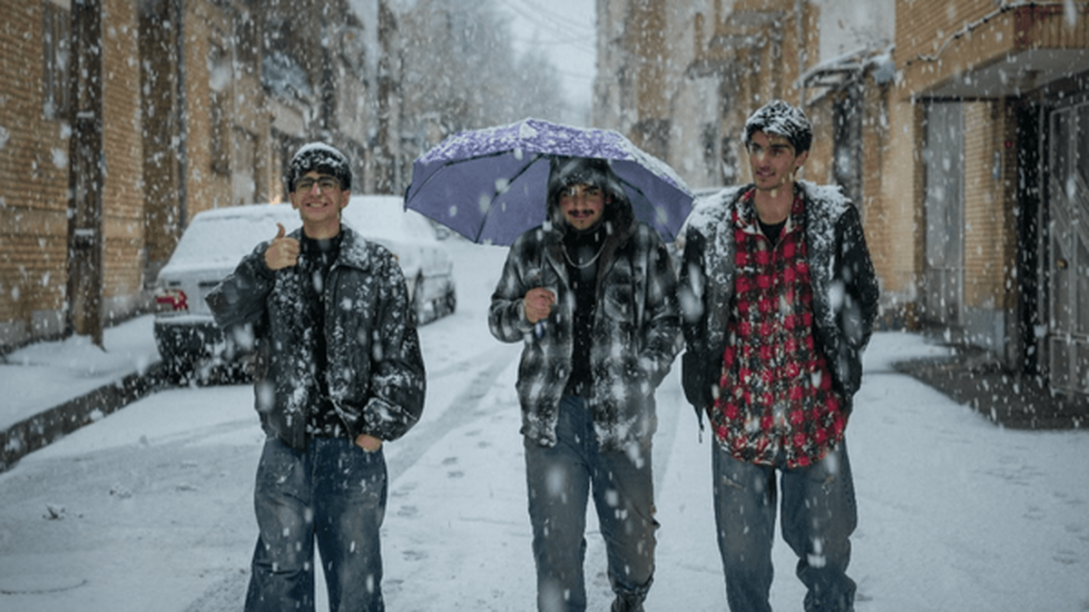 در کدام مناطق ایران برف بارید؟