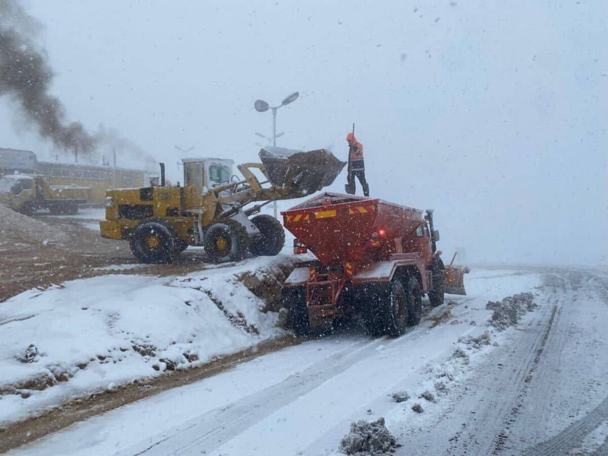 بارش برف در ارتفاعات تهران