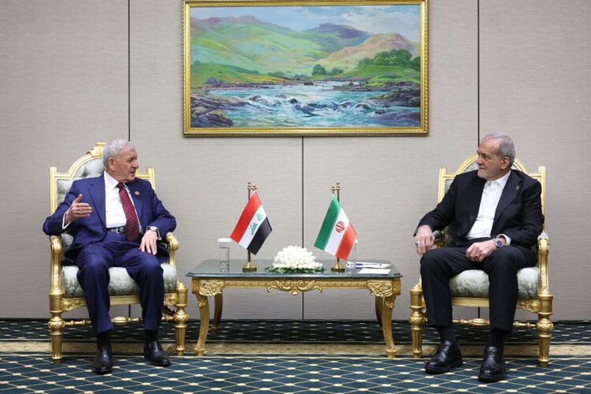 در دیدار پزشکیان با رئیس جمهور عراق چه گذشت؟