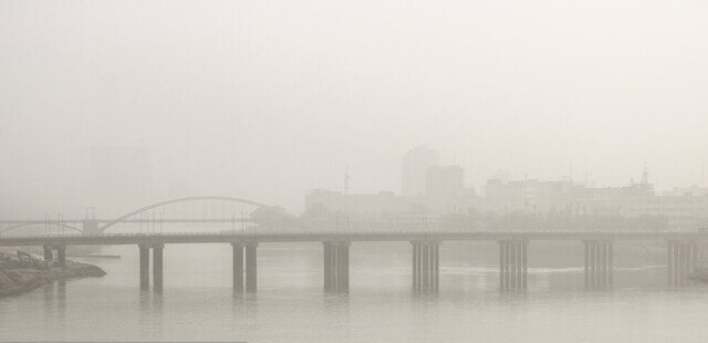 وضعیت قرمز و نارنجی هوا در ۱۴ شهر خوزستان