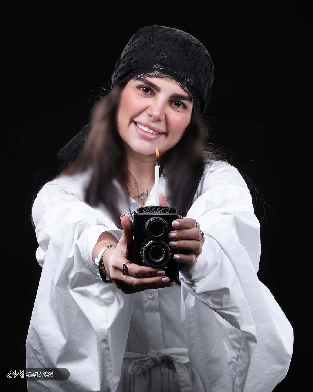 استایل هنری راضیه دهقان، نازار سریال نون‌خ در شب تولدش