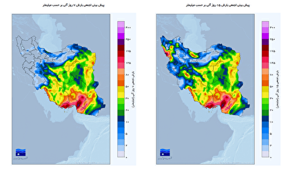 موج بعدی بارش‌ها به ایران می‌رسد +نقشه