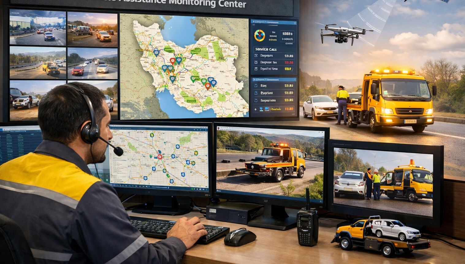 مرکز پایش امداد خودرو