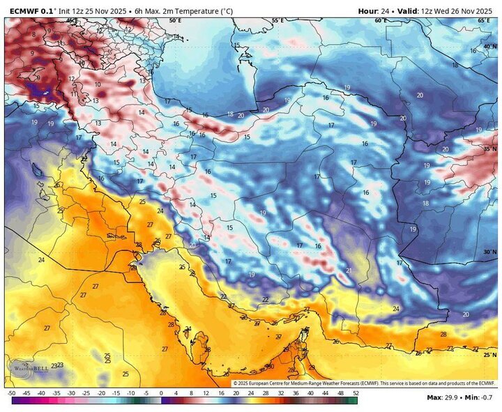 هواشناسی ۱۴۰۴/۰۹/۰۵/ خبری از باران نیست، تشدید آلودگی هوا