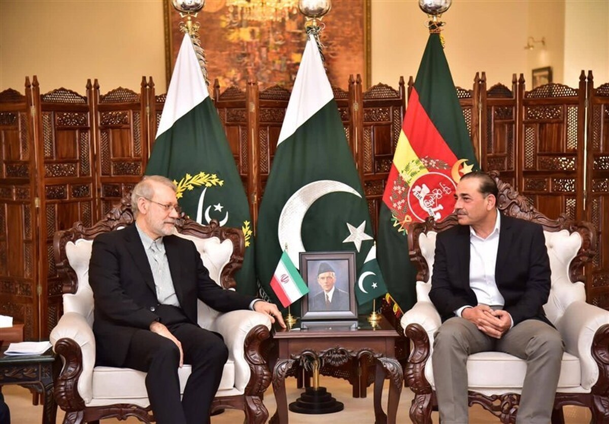 دیدار لاریجانی با فرمانده ارتش پاکستان