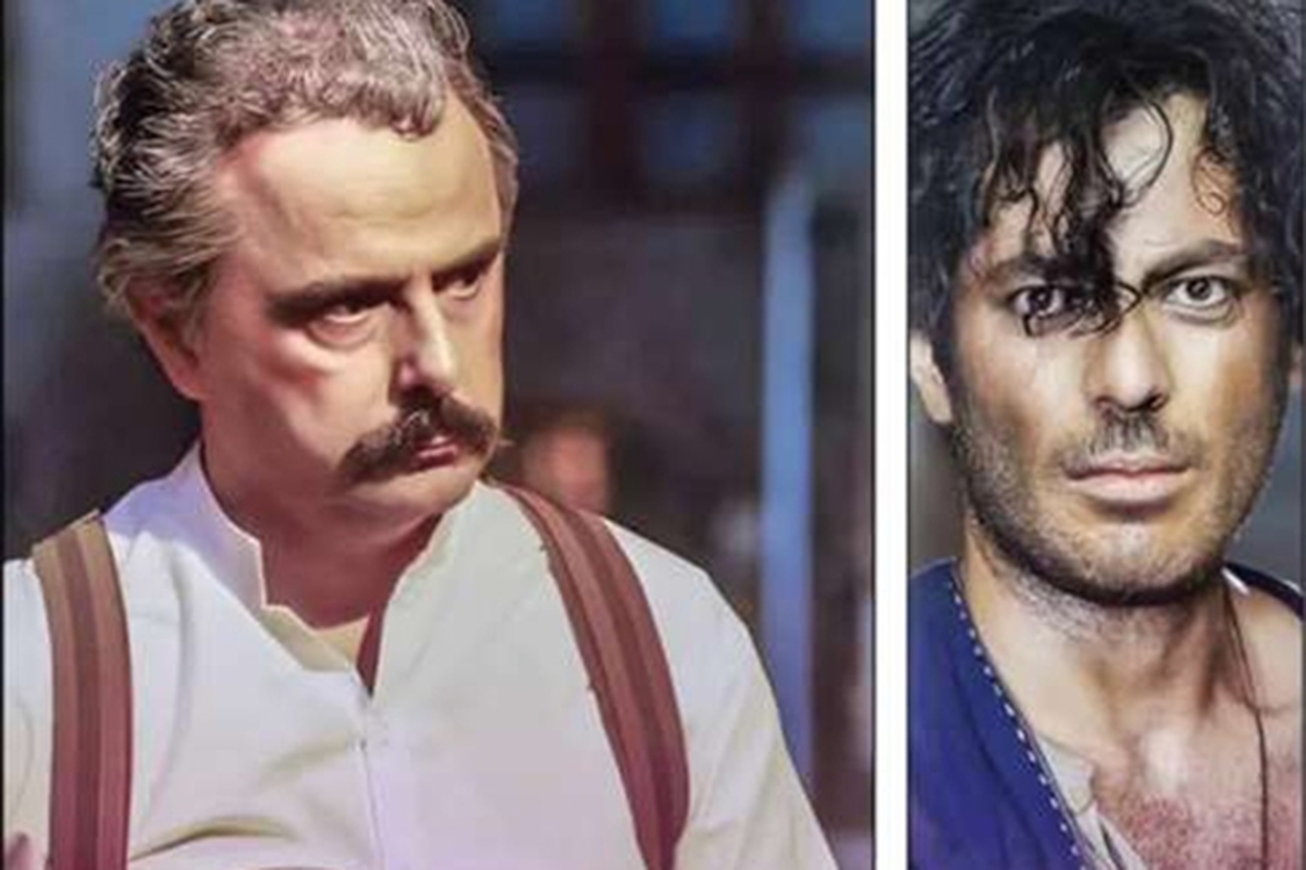 عکس/ نوید پورفرج و علی مصفا در پشت صحنه «بامداد خمار»