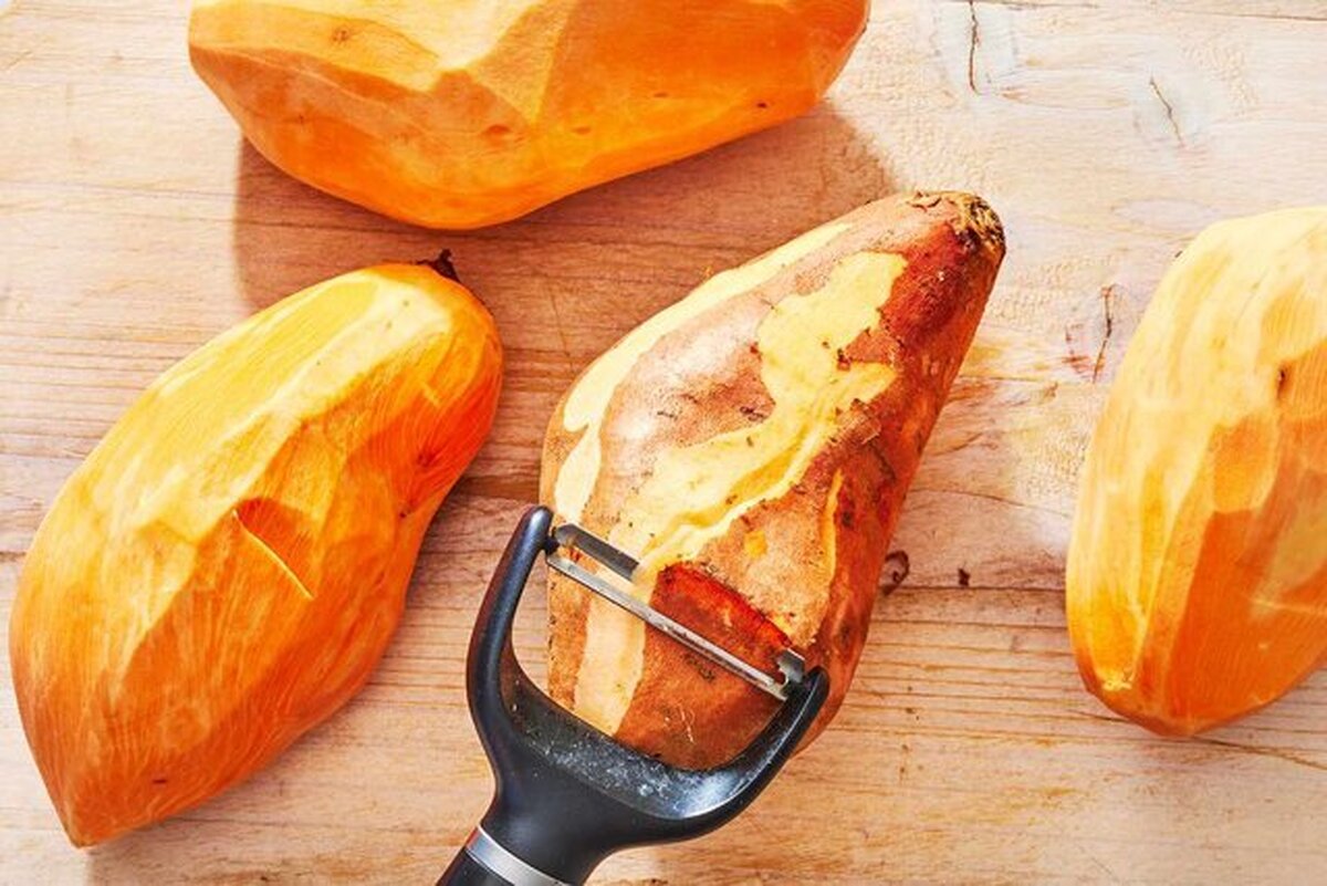 میزان فیبر در سیب‌زمینی شیرین و زرد