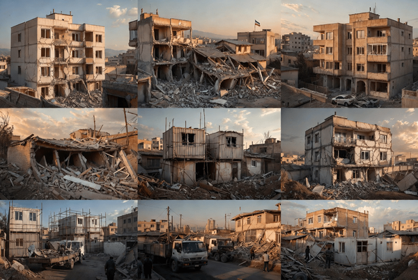 جزئیات بخش‌های آسیب‌دیده در جنگ