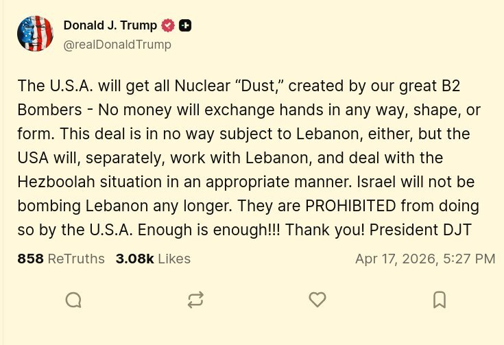 روز ۴۹ جنگ؛ آتش بش شکننده | معامله اورانیوم با دارایی‌های بلوکه شده؟ | تنگه هرمز باز شد؛ قیمت نفت کاهش یافت | توافق ایران و آمریکا نزدیک است؟ آغاز آتش بس بین لبنان و اسرائیل