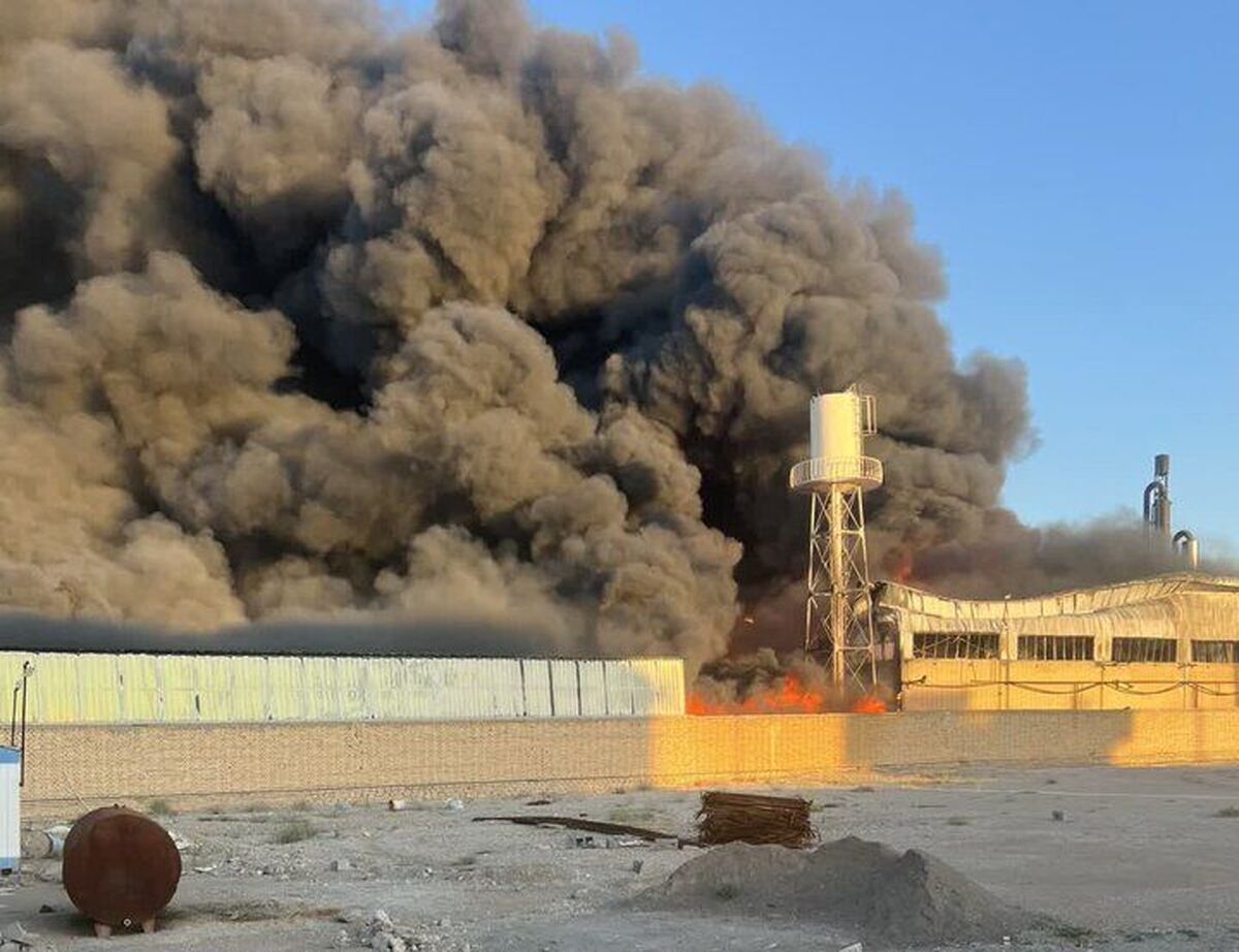 آتش‌سوزی کارخانه تصفیه روغن شهرضا