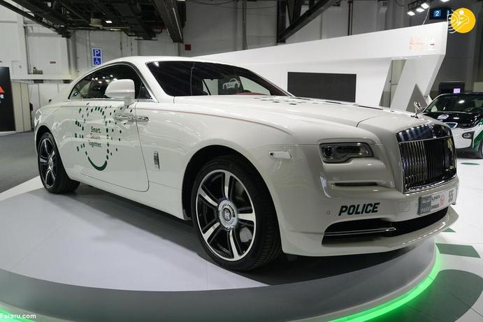 رولزرویس Wraith لوکس ترین خودروی پلیس دبی
