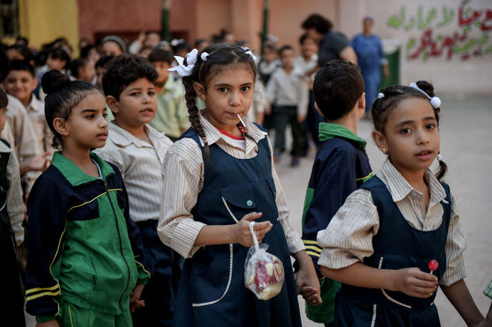 لباس مدرسه دانش آموزان در مصر
