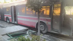 حادثه در خط ویژه ولیعصر تهران